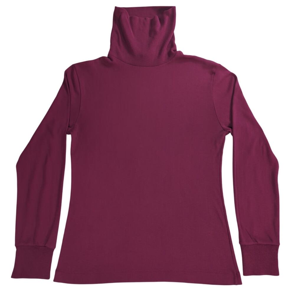 Vintage Appalachian Trail Turtleneck Men's M Made in USA Burgundy 80s-90s